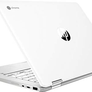 HP Chromebook x360-14" HD Touch - Celeron N4000-4GB - 32GB eMMC - Silver White