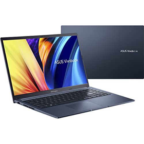 ASUS VivoBook 15 Laptop, 15.6" Display, AMD Ryzen 5 4600H CPU, AMD Radeon GPU, 8GB RAM, 256GB SSD, Windows 11 Home, Quiet Blue, M1502IA-AS51