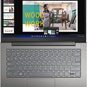 Lenovo Latest ThinkBook 14 Gen 4, 12th Gen Intel i7-1255U, 14.0" FHD (1920 x 1080) IPS, Anti-Glare, Touchscreen, 1 TB SSD, 16GB DDR4 RAM, Thunderbolt 4, Warranty, Win 11 Pro - Mineral Grey