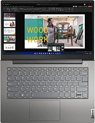 Lenovo Latest ThinkBook 14 Gen 4, 12th Gen Intel i7-1255U, 14.0" FHD (1920 x 1080) IPS, Anti-Glare, Touchscreen, 1 TB SSD, 16GB DDR4 RAM, Thunderbolt 4, Warranty, Win 11 Pro - Mineral Grey