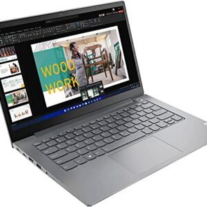 Lenovo Latest ThinkBook 14 Gen 4, 12th Gen Intel i7-1255U, 14.0" FHD (1920 x 1080) IPS, Anti-Glare, Touchscreen, 1 TB SSD, 16GB DDR4 RAM, Thunderbolt 4, Warranty, Win 11 Pro - Mineral Grey