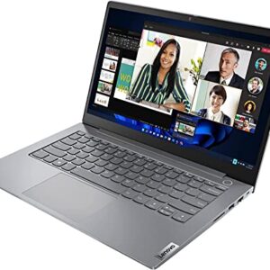 Lenovo Latest ThinkBook 14 Gen 4, 12th Gen Intel i7-1255U, 14.0" FHD (1920 x 1080) IPS, Anti-Glare, Touchscreen, 1 TB SSD, 16GB DDR4 RAM, Thunderbolt 4, Warranty, Win 11 Pro - Mineral Grey