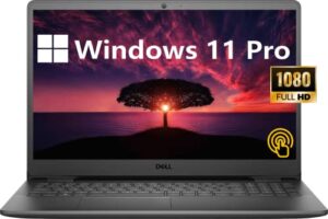 dell inspiron 3501 15.6”fhd touchscreen business laptop, intel core i5-1135g7 processor, windows 11 pro, 16gb ram, 1tb hdd, webcam, wi-fi, bluetooth, hdmi, black