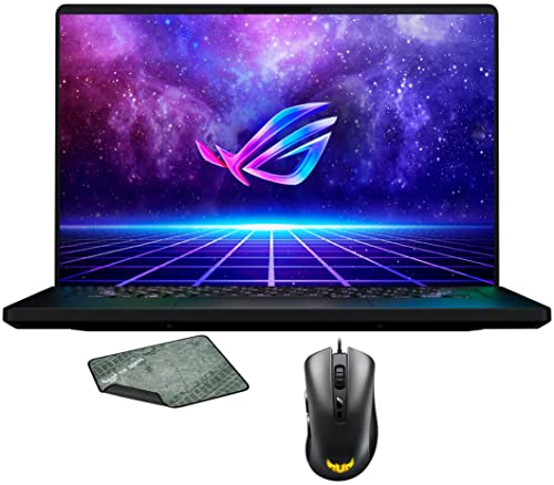 ASUS ROG Zephyrus GU603 Gaming & Entertainment Laptop (Intel i9-12900H 14-Core, 40GB DDR5 4800MHz RAM, 4TB PCIe SSD, RTX 3070 Ti, 16.0" 165Hz Win 11 Pro) with TUF Gaming M3 , TUF Gaming P3