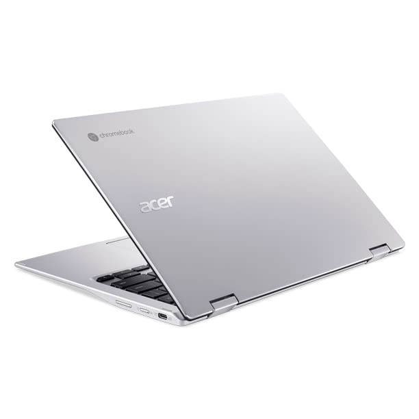 2022 Acer Convertible 2-in-1 Chromebook-13inch Frameless FHD IPS Touchscreen, Qualcomm 8-Core Processor, 4GB DDR4 Ram, 64GB eMMC SSD, Webcam, Chrome OS (Renewed) (Silver)