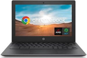 hp 11.6” chromebook (latest model), amd dual core processor, 4gb ram, 32gb emmc, rugged & spill resistant, education, long battery life, nly mp, chrome os