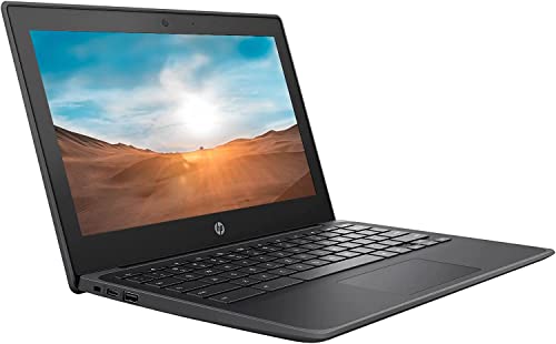HP 11.6” Chromebook (Latest Model), AMD Dual Core Processor, 4GB RAM, 32GB eMMC, Rugged & Spill Resistant, Education, Long Battery Life, NLY MP, Chrome OS