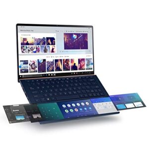 asus zenbook 13 ultra-slim laptop 13.3” full hd nanoedge bezel, intel core i7-10510u, 16gb ram, 512gb pcie ssd, innovative screenpad 2.0, windows 10 pro – ux334flc-ah79, royal blue