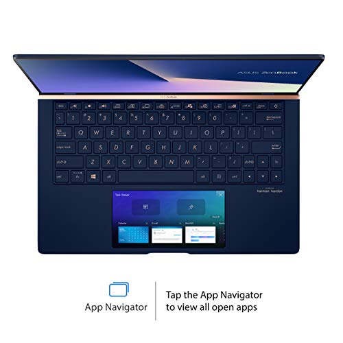 ASUS ZenBook 13 Ultra-Slim Laptop 13.3” Full HD NanoEdge Bezel, Intel Core i7-10510U, 16GB RAM, 512GB PCIe SSD, Innovative Screenpad 2.0, Windows 10 Pro - UX334FLC-AH79, Royal Blue