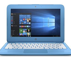 HP Stream 11 11.6 inch Flagship High Performance Laptop (Intel Celeron N3050 1.6GHz, 4GB RAM, 32GB Solid State Drive, Windows 10 Home) Blue (Renewed)