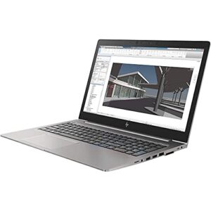 HP ZBook 15u G5 5KG19UC#ABA Mobile Workstation Laptop (Intel i7-8650U 4-Core, 16GB RAM, 256GB SSD, Intel UHD Graphics 620, 15.6" Full HD (1920x1080) Gray (Renewed)