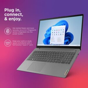 Lenovo Ideapad 3 15.6" AMD Ryzen 5 5500U 2.1GHz 256GB SSD 8GB RAM WIN11 Grey 82KU00YYUS