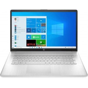 hp 17 series 17.3” touchscreen laptop amd athlon gold 3150u 8gb ram 256gb ssd natural silver amd radeon graphics – windows (renewed)