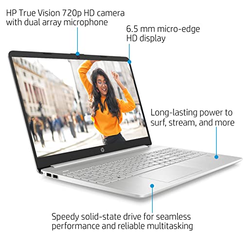 HP 15 Touchscreen Laptop, Intel Core i3-1115G4 Processor, Intel UHD Graphics, 15.6" HD Touchscreen Display, Online Meeting Ready, Fast Charge, HDMI, Windows 11 Home(16GB RAM | 1TB SSD)