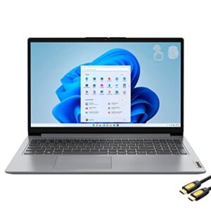 lenovo ideapad touchscreen laptop, 15.6″ fhd, amd 8-core ryzen 7 5700u (beat i7-10870h), 16gb ram, 512gb pcie ssd, usb-c, hdmi, wifi 6, webcam, keypad, fp reader, sps hdmi cable, cloud grey, win 11