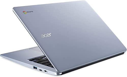 Acer 2022 14 inch HD Touchscreen ThinLight Chromebook, Intel Celeron N4000(UP to 2.6GHz), 4GB RAM, 64GB eMMC, WiFi 5, Webcam, Type-A&C, Up to 12 Hours Battery Life, Chrome OS, w/ CUE Accessories