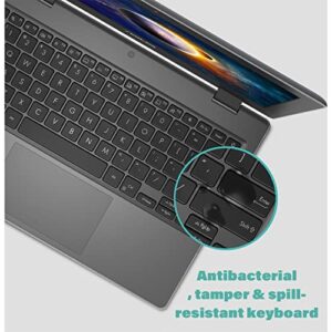 ASUS Student Laptop, 12 inch IPS Anti-Glare Eye-Care HD Display, Intel Celeron N4500, Military-Grade Durability, Wi-Fi 6, Ethernet Port, Long Battery Life, Windows 10 Pro (4GB RAM | 128GB SSD)