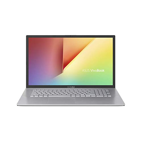 (RENEWED!) Asus VivoBook 17 Business Laptop I 17.3” Full HD I AMD Ryzen 3 3250U I 8GB DDR4 256GB SSD I AMD Radeon Graphic I USB-C HDMI SonicMaster Win10Pro Silver + 32GB MicroSD Card