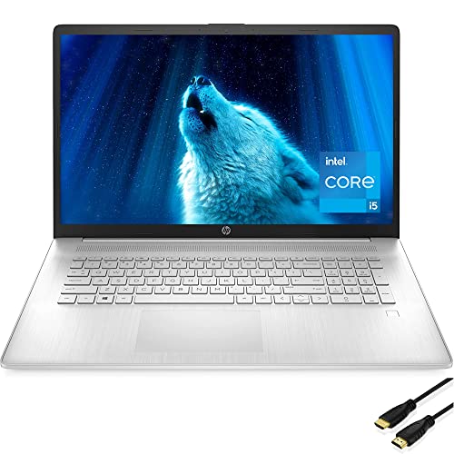 HP 17 Laptop PC, 11th Gen Intel Core i5-1135G7(Beats i7-1065G7), Iris Xe Graphics, 32GB DDR4 RAM, 1TB SSD, FHD IPS Anti-Glare Screen, Long Battery Life, Windows 11 S