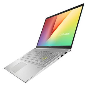 ASUS VivoBook S15 S533 Thin and Light Laptop, 15.6” FHD Display, Intel Core i5-1135G7, 8GB DDR4 RAM, 512GB PCIe SSD, Wi-Fi 6, Windows 10 Home, AI noise-cancellation, Dreamy White, S533EA-DH51-WH