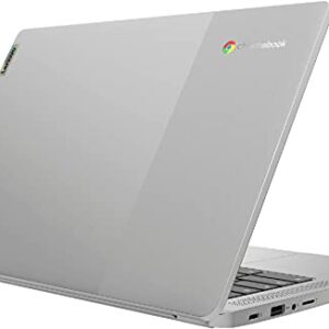 Lenovo Chromebook 3 Laptop Computer, 14-Inch Full HD Touchscreen Display, Mediatek 8-Core MT8183C, 4GB RAM, 64GB eMMC, Webcam, USB-C, Bluetooth, SD Card Reader, WiFi, Chrome OS, Grey, TiTac Card