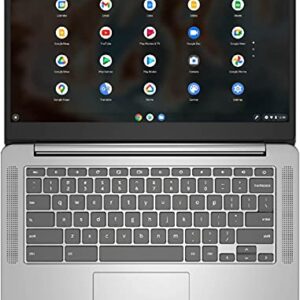 Lenovo Chromebook 3 Laptop Computer, 14-Inch Full HD Touchscreen Display, Mediatek 8-Core MT8183C, 4GB RAM, 64GB eMMC, Webcam, USB-C, Bluetooth, SD Card Reader, WiFi, Chrome OS, Grey, TiTac Card