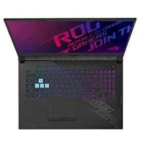 ROG Strix G17 Gaming Laptop, 17.3" 144Hz 3ms FHD IPS Level, NVIDIA GeForce RTX 2070, Intel Core i7-10750H Processor, 16GB DDR4, 512GB PCIe SSD, Wi-Fi 6, G712LW-ES74