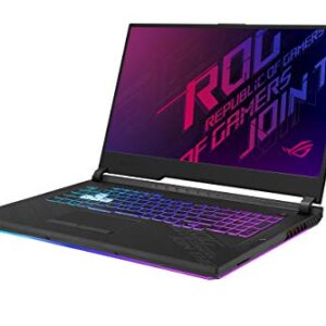 ROG Strix G17 Gaming Laptop, 17.3" 144Hz 3ms FHD IPS Level, NVIDIA GeForce RTX 2070, Intel Core i7-10750H Processor, 16GB DDR4, 512GB PCIe SSD, Wi-Fi 6, G712LW-ES74