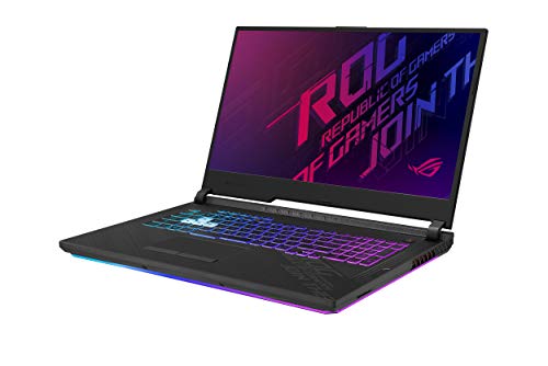 ROG Strix G17 Gaming Laptop, 17.3" 144Hz 3ms FHD IPS Level, NVIDIA GeForce RTX 2070, Intel Core i7-10750H Processor, 16GB DDR4, 512GB PCIe SSD, Wi-Fi 6, G712LW-ES74