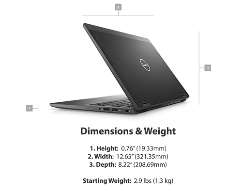 Dell Latitude 7410 Business Laptop, 14" FHD LED-Backlit Display, i7-10610U vPro, 32GB RAM, 1TB SSD, IR Camera, Backlit Keyboard, Fingerprint Reader, WiFi 6, Thunderbolt, NFC, Win 11 Pro