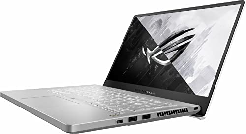 ASUS ROG Zephyrus 3060 Gaming Laptop, 14" FHD 144Hz, AMD Ryzen 7 5800HS Octa-Core up to 4.4GHz, GeForce RTX 3060, 24GB RAM, 1TB PCIe SSD, USB-C, WiFi 6, SPS HDMI Cable, Win 11 Home, Moonlight White