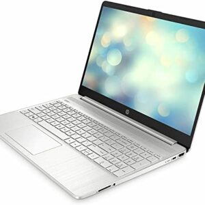 HP 2022 Newest 15.6 HD Micro-Edge Laptop，8-Cores AMD Ryzen 7 5700U(up to 4.3GHz), 16GB DDR4 RAM, 512GB PCIe SSD, Full-Size KB, WiFi 6, Bluetooth 5.2, HDMI, Windows 11, Silver, w/ 3in1 Accessories