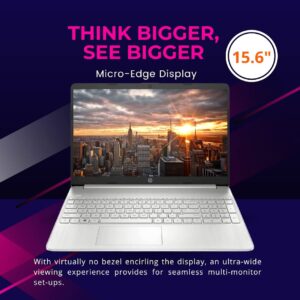 HP Touchscreen Laptop 15.6" HD Display, Intel Core i5-1155G7(Beat i7-1065G7), 16 GB RAM - 512 GB SSD, Intel Iris Xe Graphics, Numeric Pad, Bluetooth 5, Long Battery Life, Windows 11 Home, Silver