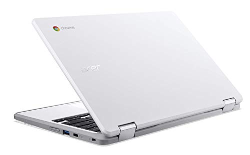 Acer Chromebook Spin 11 Convertible Laptop, Celeron N3350, 11.6 Inches HD Touch, 4GB DDR4, 32GB Storage, Wacom EMR Pen, Pearl White, CP511-1HN-C7Q1