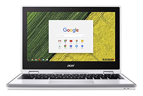 Acer Chromebook Spin 11 Convertible Laptop, Celeron N3350, 11.6 Inches HD Touch, 4GB DDR4, 32GB Storage, Wacom EMR Pen, Pearl White, CP511-1HN-C7Q1