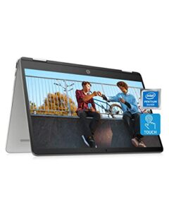 hp chromebook x360 14a 2-in-1 laptop, intel pentium silver n5000 processor, 4 gb ram, 64 gb emmc, 14″ hd display, chrome os with webcam & dual mics, work, play, long battery life (14a-ca0022nr, 2021)
