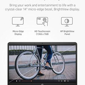 HP Chromebook x360 14a 2-in-1 Laptop, Intel Pentium Silver N5000 Processor, 4 GB RAM, 64 GB eMMC, 14" HD Display, Chrome OS with Webcam & Dual Mics, Work, Play, Long Battery Life (14a-ca0022nr, 2021)