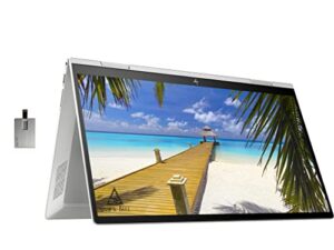 hp 2022 envy x360 2-in-1 15.6″ fhd touchscreen laptop, intel evo platform core i5 1235u, 16gb ram, 512gb pcie ssd, backlit keyboard, intel iris xe graphics, windows 11, silver, 32gb usb card
