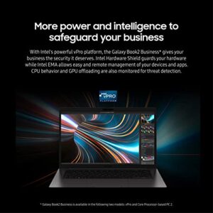 SAMSUNG 14" Galaxy Book2 Business Laptop Computer, i7-1270P / 32GB / 1TB, Windows 11 PRO, 12th Gen Intel vPro 28W Processor w/ Enhanced Security, 2022 Model, ‎NP641BEF-KA3US, Graphite