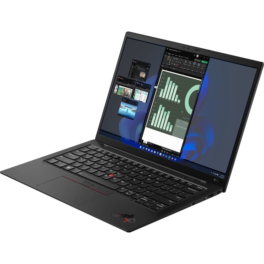 Lenovo ThinkPad X1 Carbon Gen 10 21CB0072US 14" Touchscreen Notebook - WUXGA - 1920 x 1200 - Intel Core i7 12th Gen i7-1255U Deca-core (10 Core) - 16 GB Total RAM - 512 GB SSD - Black Paint