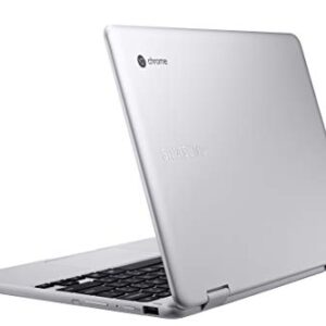 SAMSUNG Chromebook Plus V2, 2-in-1, 4GB RAM, 32GB eMMC, 13MP Camera, Chrome OS, 12.2", 16:10 Aspect Ratio, Light Titan (XE520QAB-K01US)