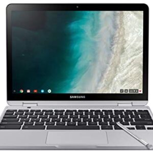 SAMSUNG Chromebook Plus V2, 2-in-1, 4GB RAM, 32GB eMMC, 13MP Camera, Chrome OS, 12.2", 16:10 Aspect Ratio, Light Titan (XE520QAB-K01US)