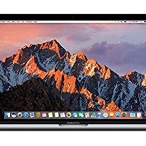 Apple 15in MacBook Pro, Retina, Touch Bar, 2.8GHz Intel Core i7 Quad Core, 16GB RAM, 256GB SSD, Space Gray, MPTR2LL/A (Renewed)