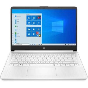 hp 14 series 14 laptop amd 3020e 4gb ram 128gb ssd snowflake white – amd 3020e dual-core – 1366 x 768 amd radeon graphics windows 10 (renewed)