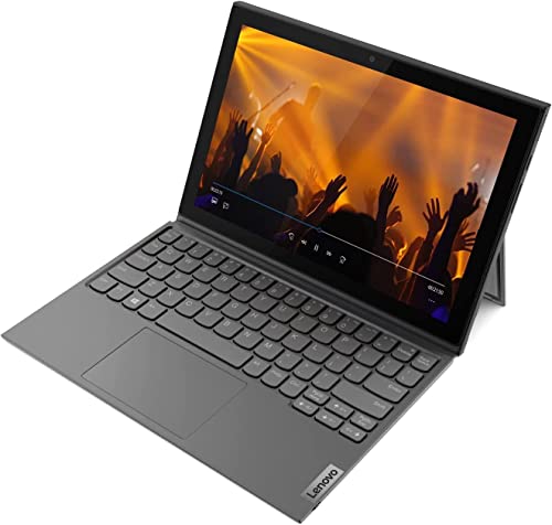 2022 Newest Lenovo Tablet Duet 3i | 10.3 inch FHD Touchscreen | Intel Celeron N4020 | 4G Memory | 64GB eMMC | Windows 11 S | Keyboard Included, Gray
