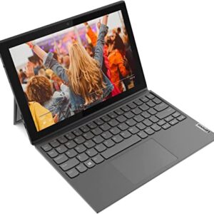 2022 Newest Lenovo Tablet Duet 3i | 10.3 inch FHD Touchscreen | Intel Celeron N4020 | 4G Memory | 64GB eMMC | Windows 11 S | Keyboard Included, Gray