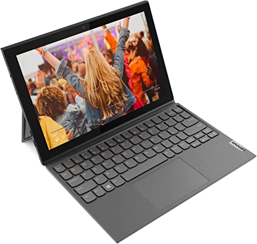 2022 Newest Lenovo Tablet Duet 3i | 10.3 inch FHD Touchscreen | Intel Celeron N4020 | 4G Memory | 64GB eMMC | Windows 11 S | Keyboard Included, Gray