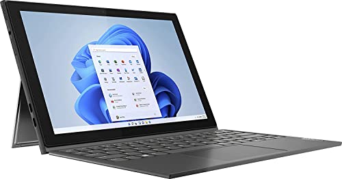 2022 Newest Lenovo Tablet Duet 3i | 10.3 inch FHD Touchscreen | Intel Celeron N4020 | 4G Memory | 64GB eMMC | Windows 11 S | Keyboard Included, Gray