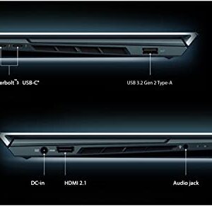 ASUS ZenBook Pro Duo 15 UX582 15.6" FHD OLED Touchscreen (Intel 14-Core i7-12700H, 16GB DDR5 RAM, 1TB SSD, GeForce RTX 3060 6GB) Business Laptop, ScreenPad Plus, Backlit, IST HDMI, Stylus, Win 11 Pro