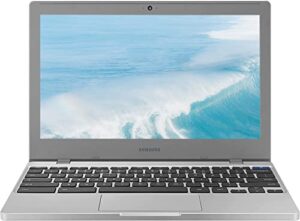 samsung 2023 11″ hd ips chromebook, intel celeron n processor up to 2.79ghz, 4gb ram, 32gb ssd, intel 4k graphics, super-fast wifi speed, chrome os, dale gray(renewed)